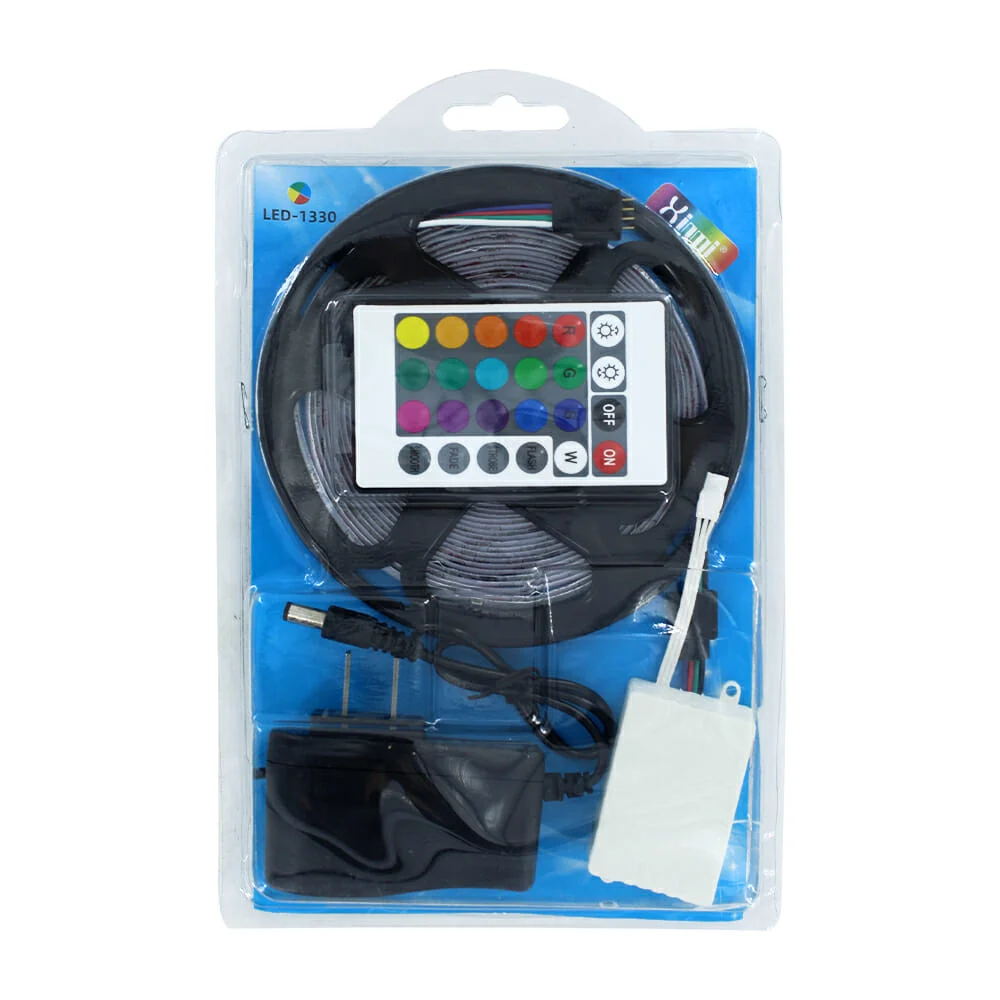 Tira led rgb 2835 xinmi de 5 metros con eliminador y control remoto /…