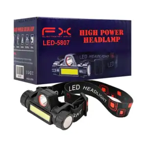Lámpara de cabeza ajustable fx con 2 modos de iluminación / high powe…
