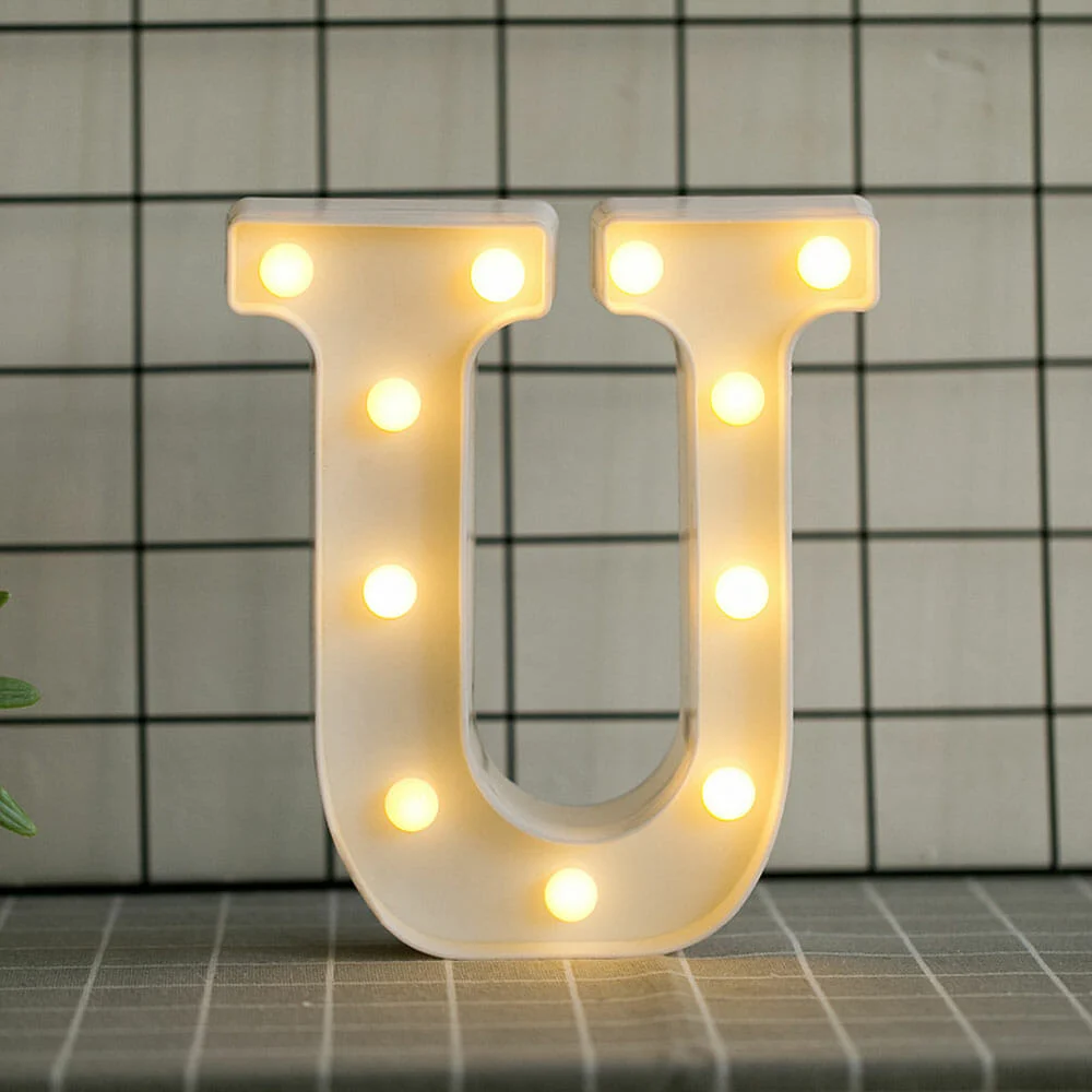 Lámpara de escritorio, con diseño de la letra U / led.54.u