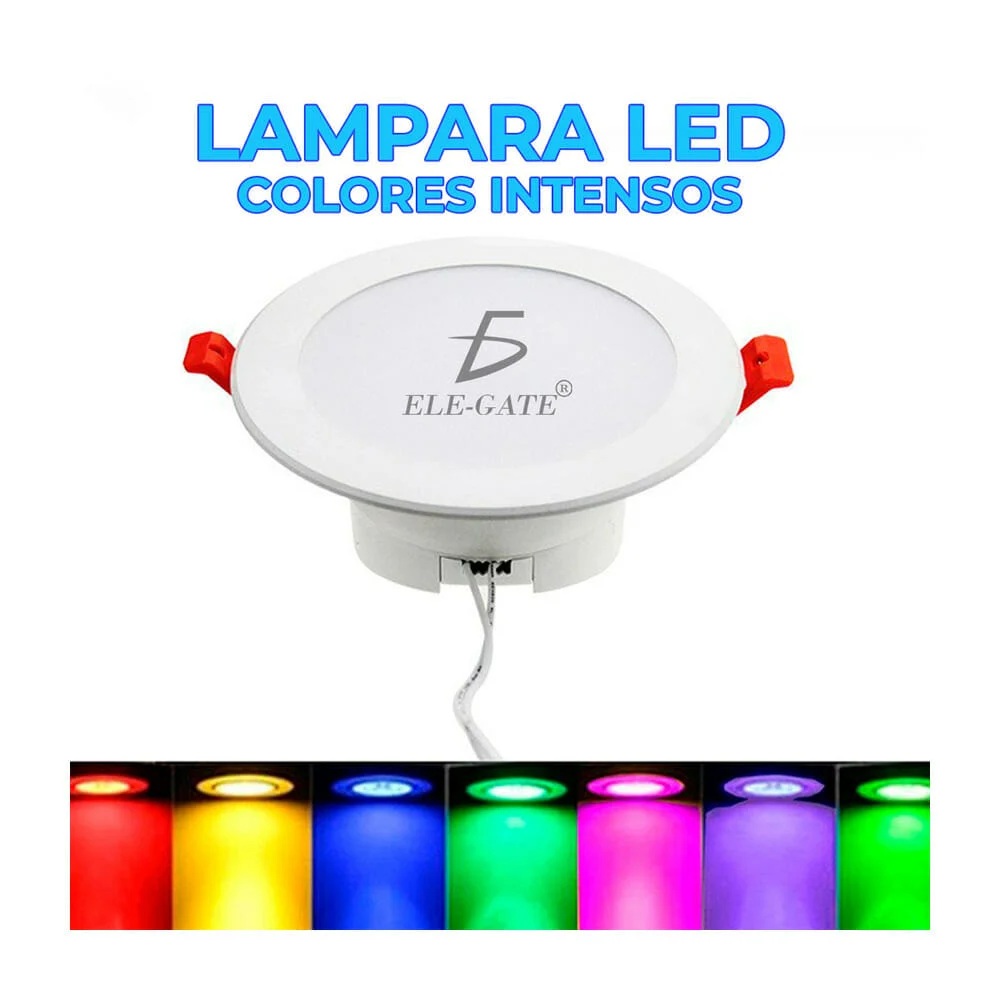 Lámpara plafón redondo inteligente wi-fi ele-gate con luz led rgb / l…