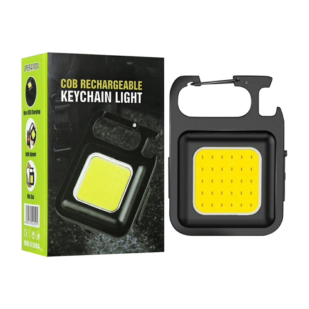Mini lámpara cuadrada recargable con led de alta potencia / cob recha…