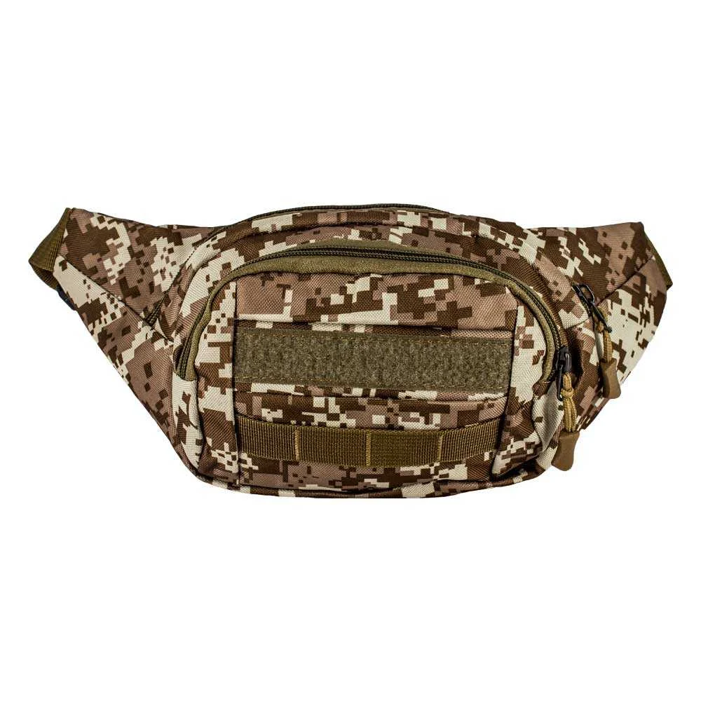 Cangurera táctica militar de 3 compartimientos con velcro, variedad d…
