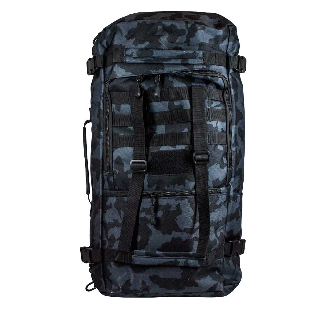 Mochila maleta grande con broches ajustables, 3 compartimentos y velc…