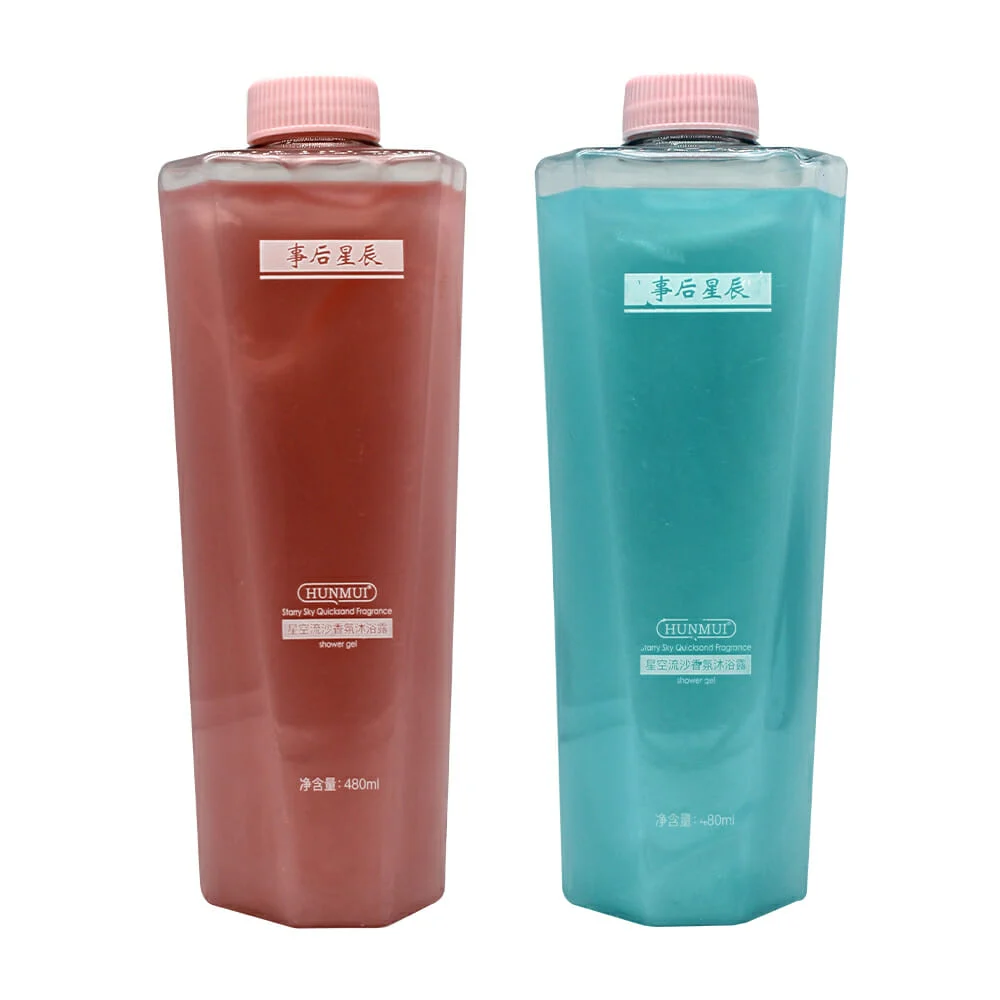 Jabón de ducha con fragancia arena movediza rosa y azul 480ml ls100499