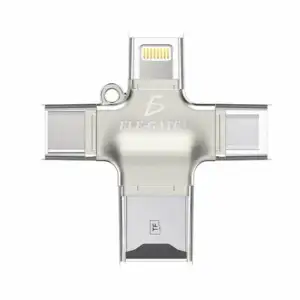 Adaptador otg de cuatro entradas, tipo c, lightning, v8 y tf, varieda…