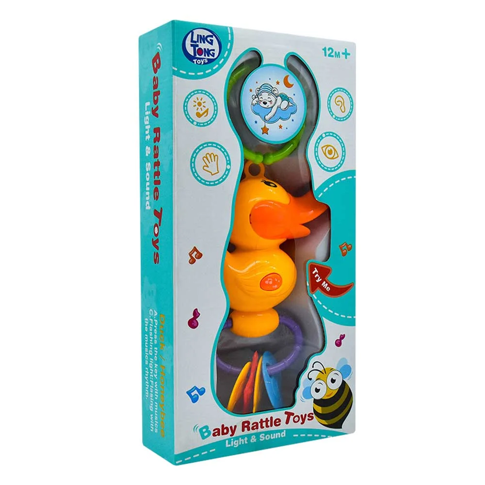 Sonaja interactiva con luz y sonido para bebé, variedad de diseños / …