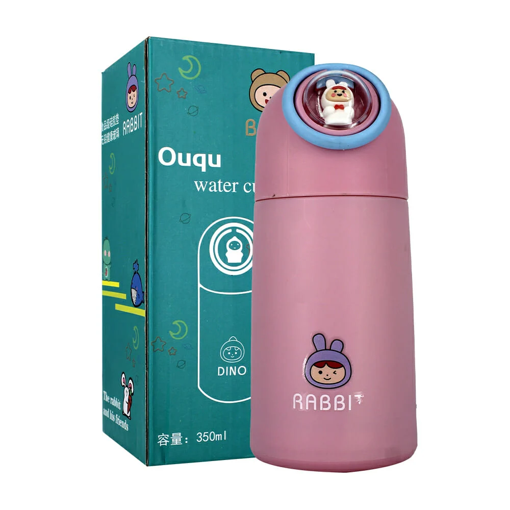 Vaso / termo de cristal con diseño 350ml / ouqu water cup / dino / lu…