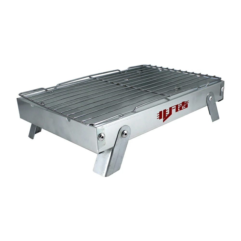Brasero parrilla asador rectangular portátil 29.5x20.5x4.8cm para bar…