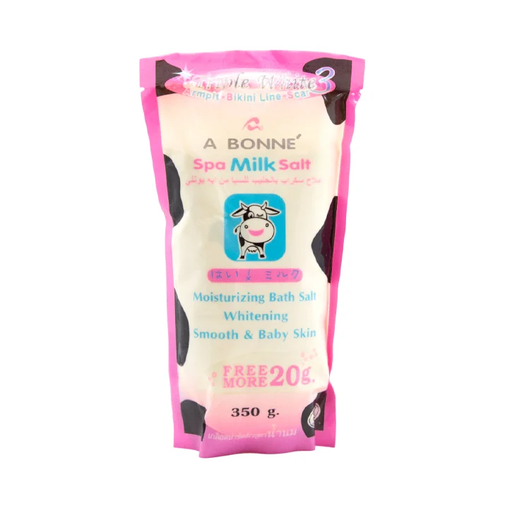 Exfoliante corporal / sal de baño con extracto de leche, 350g / lv212