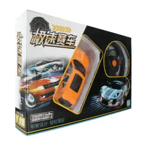 Carro tipo clásico a control remoto en forma de volante, variedad de …