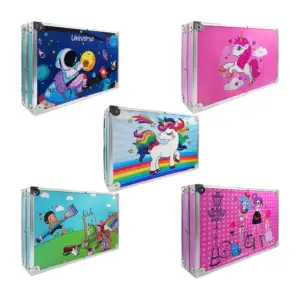 Estuche de arte con 145 pzs, diseño infantil con estampado animado / …