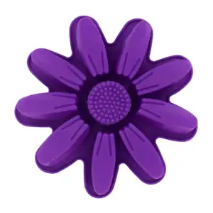 Molde multifuncional de silicón en forma de flor 21cm con 9 pétalos, …