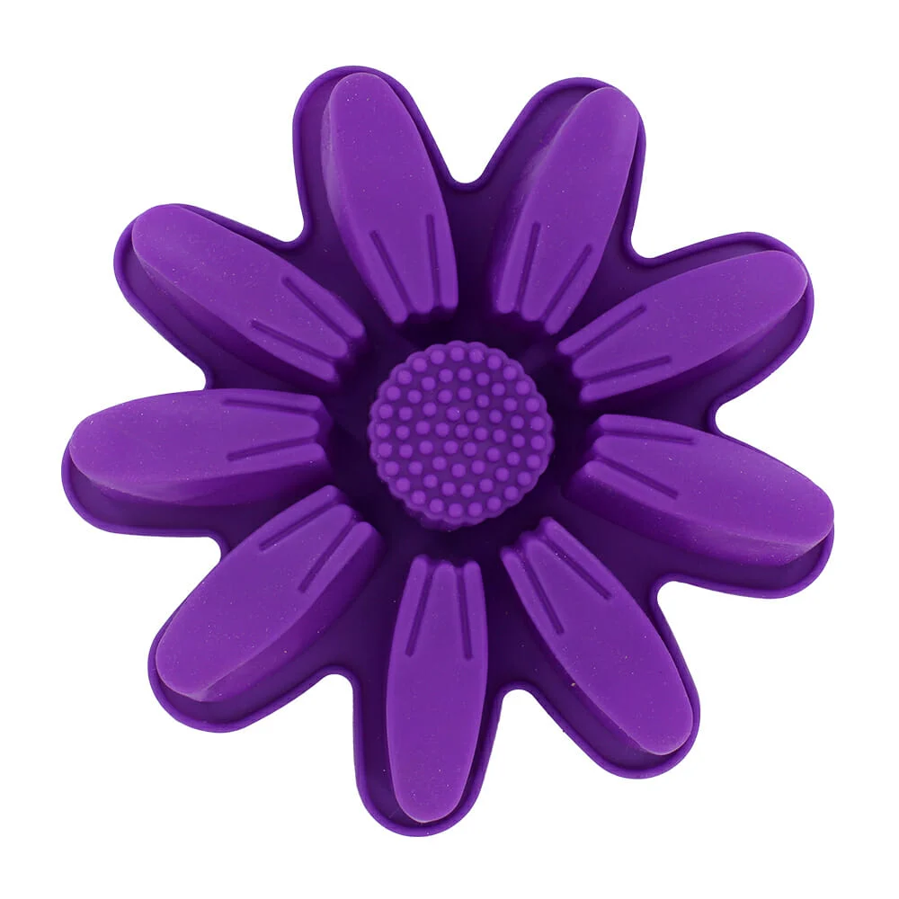 Molde multifuncional de silicón en forma de flor 21cm con 9 pétalos, …