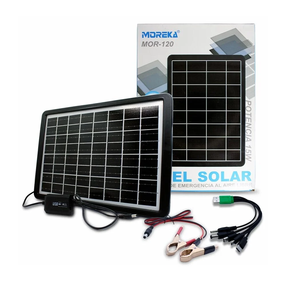 Panel solar multifuncional de emergencia con carga máxima a 15w / mor…