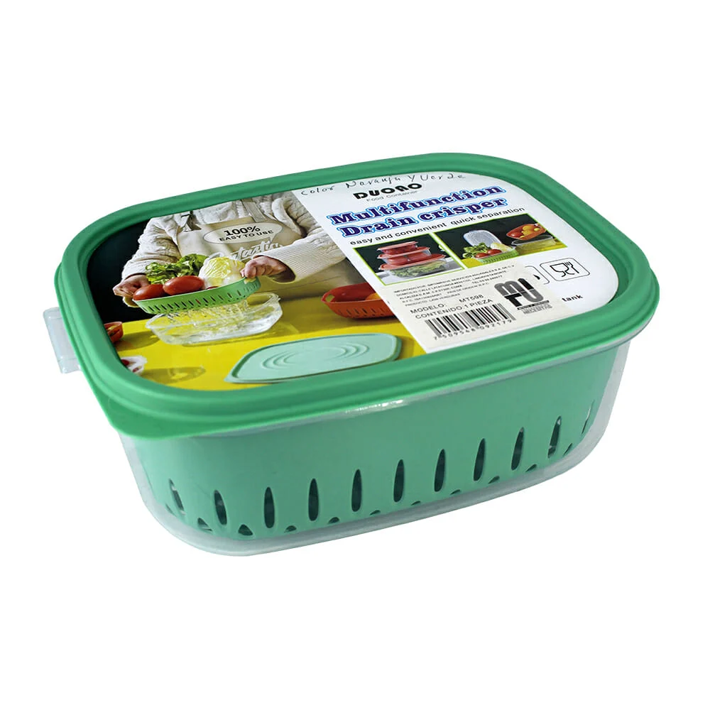 Escurridor de plástico para alimentos, variedad de colores / drain cr…