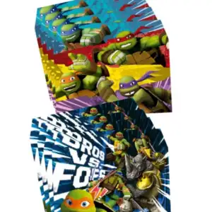 Paquete 8 pzas mini manteles con actividades y con diseño de las tort…