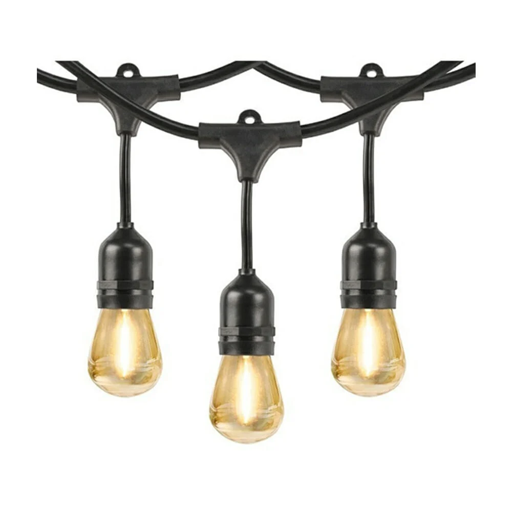Serie / guirnalda negra de 5 metros con 10 sockets / mxg-2001