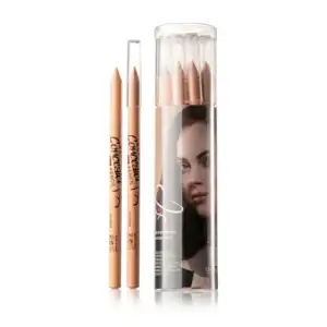 Estuche redondo con 12 lápices correctores faciales / p137