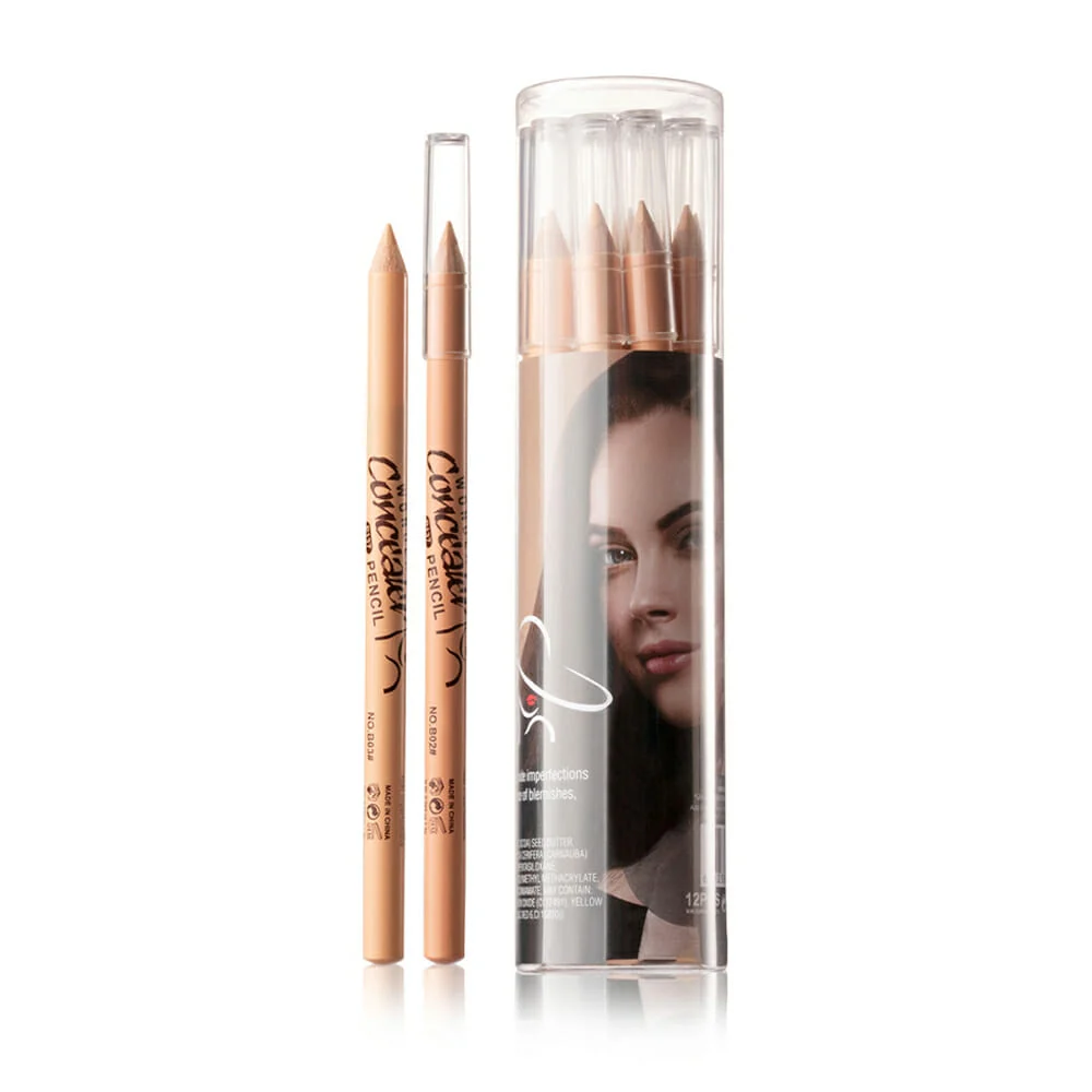Estuche redondo con 12 lápices correctores faciales / p137