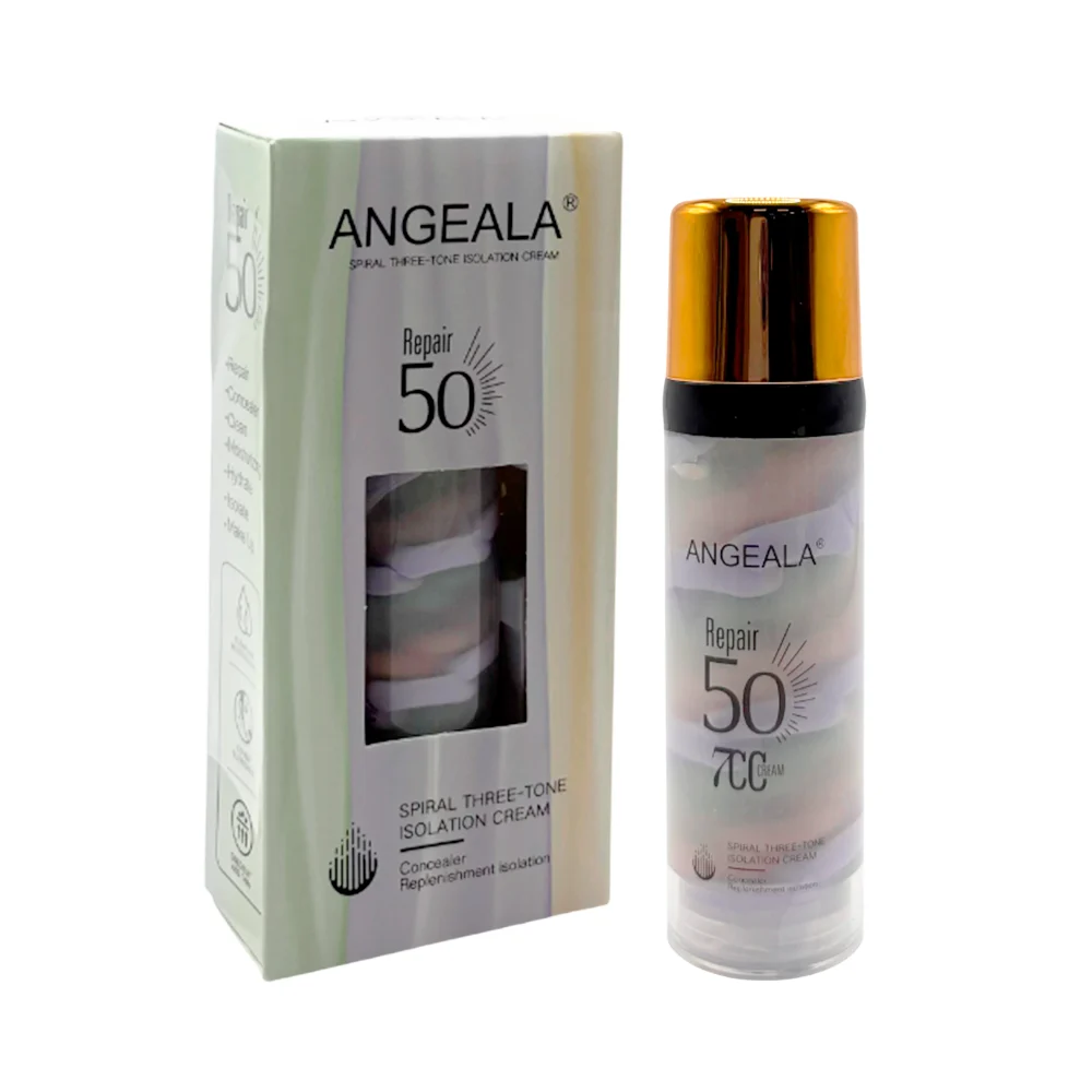 Crema selladora de 3 colores con protector solar 50 para pieles grasa…