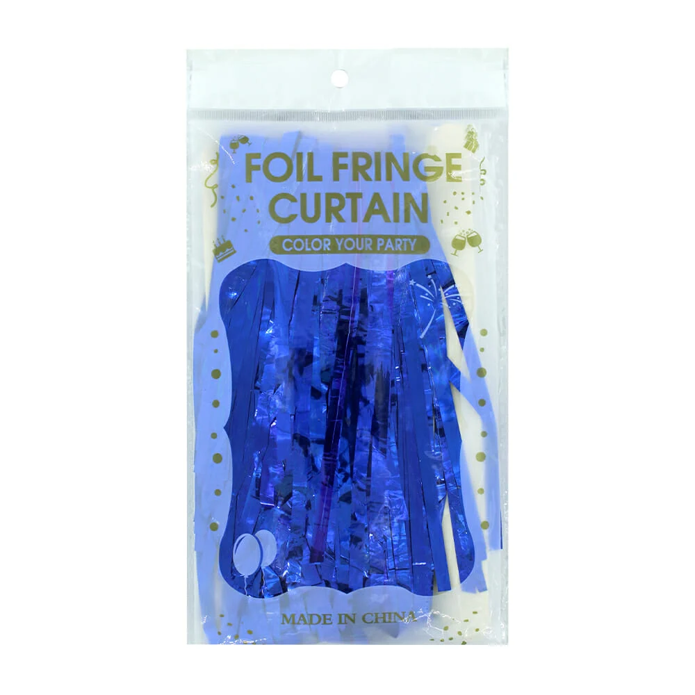 Cortina de papel metalico delgado, colores metálicos 1x2mts / foil fr…