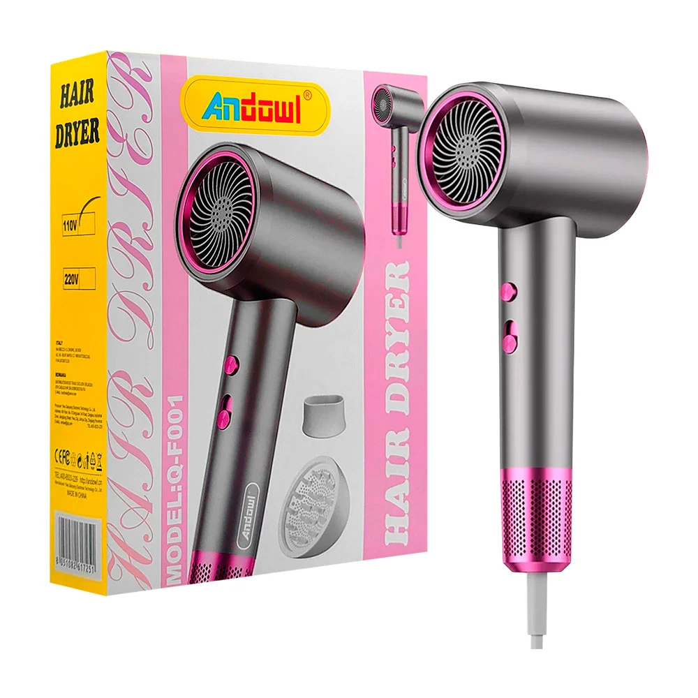 Secadora de plástico para el cabello + accesorios, 110v, color surtid…