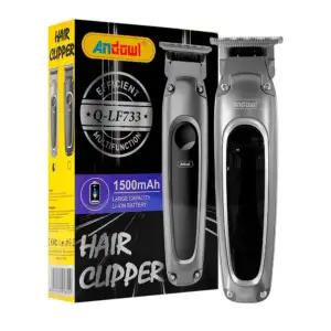 Máquina para el cabello, recargable + accesorios / q-lf733