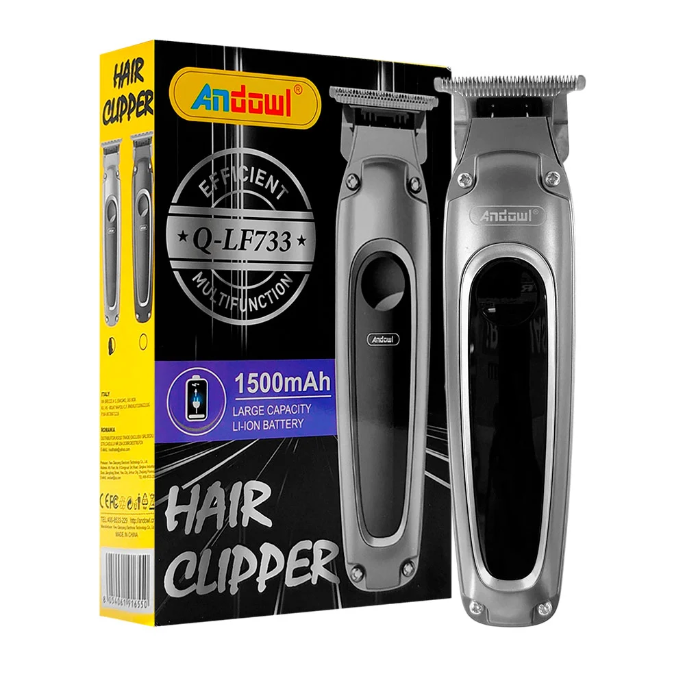 Máquina para el cabello, recargable + accesorios / q-lf733