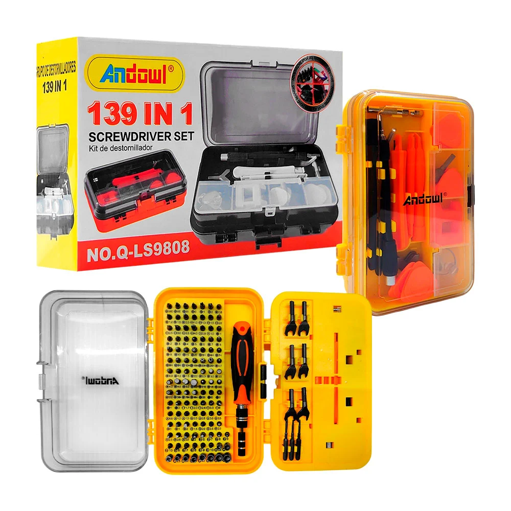 Estuche con 139 en 1 con herramientas para celulares o teclados / q-l…