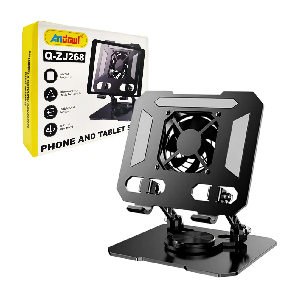 Soporte metálico para enfriar celulares y tablets, color surtido / q-…