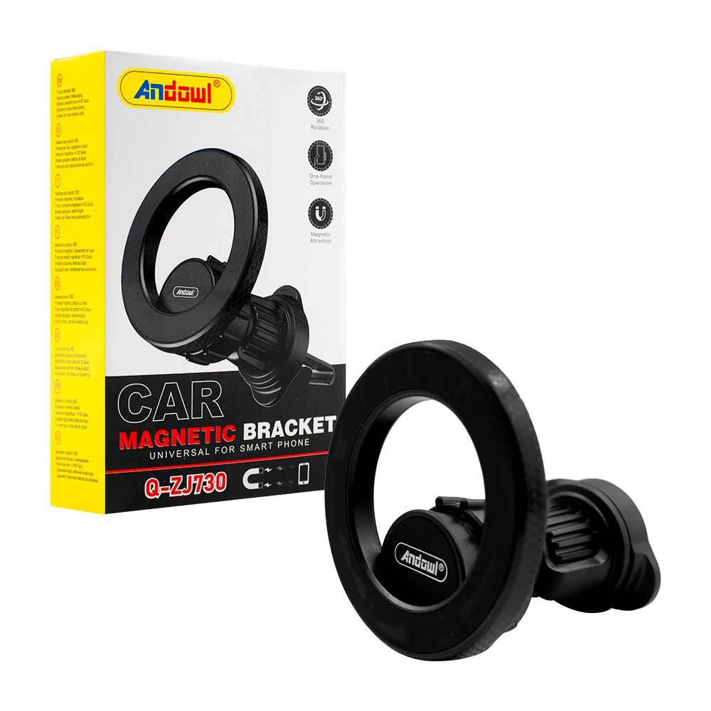 Soporte de celular para carro con sujeción magnética / q-zj730