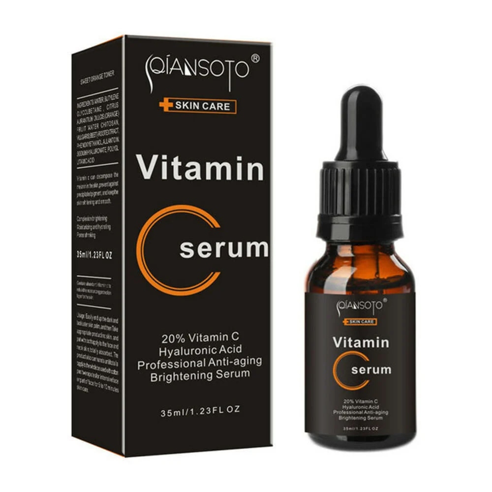 Suero facial hidratante qiansoto con vitamina c y ácido hialurónico 3…