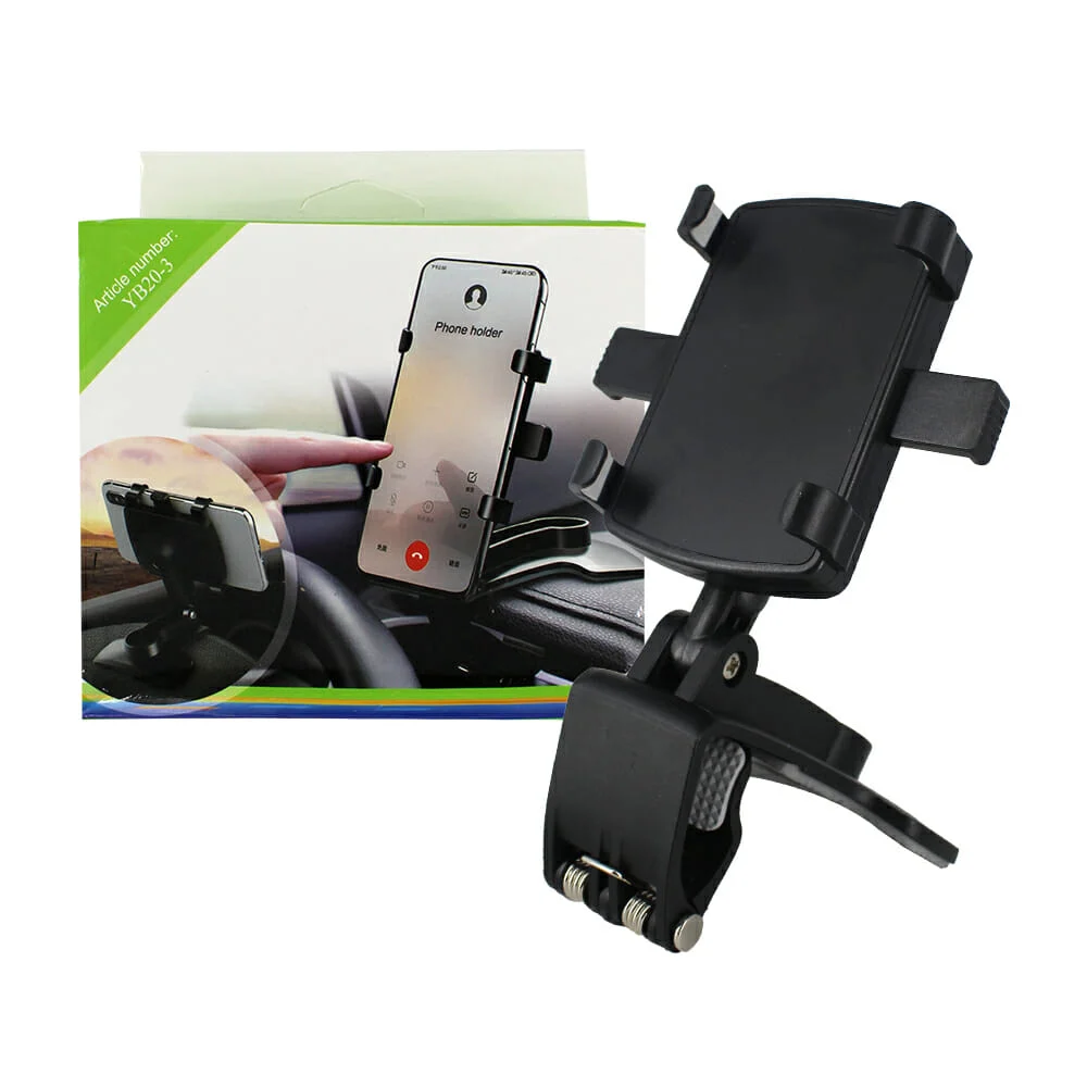 Soporte de plástico multi agarre para celular 180° ajustable a carro …