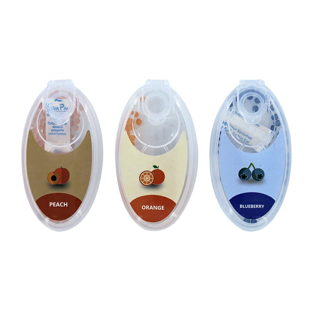 1pza Mini estuche con bolitas refrescantes, variedad de aromas / s26-…
