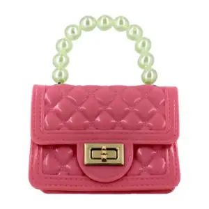 Mini bolso de mano con perlas sk-411