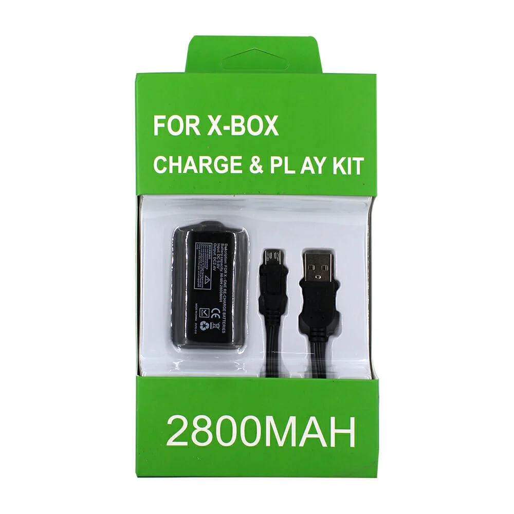 Carga y juega para xbox one 2800mah, con entrada tipo v8 / x-one / yo…