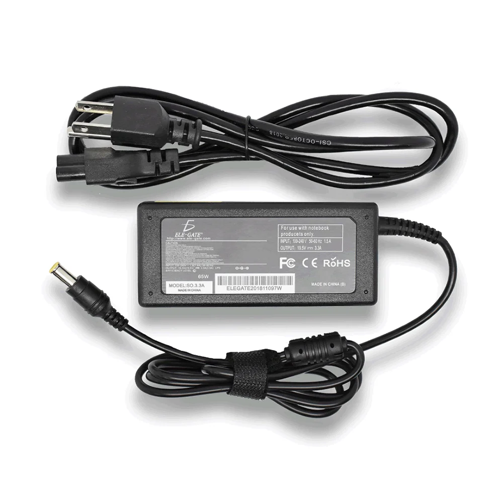 Cargador de punta amarilla para laptop, compatible con Sony 65w / so.…