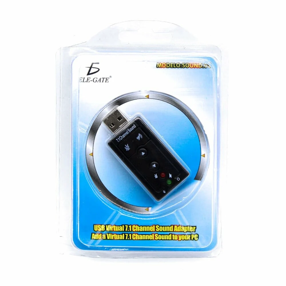 Adaptador de tarjeta sonora a usb 2.0, 7.1 canales audio 3d para pc /…