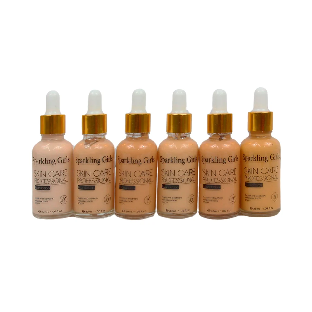 Base de maquillaje líquida sparkling girls, 30ml, variedad de tonos /…