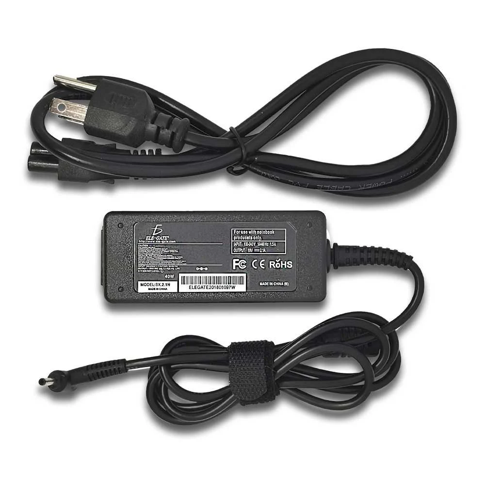 Cargador de punta delgada para laptop, compatible con Samsung 40w / s…