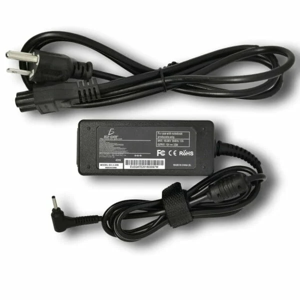 Cargado de punta delgada para laptop, compatible con Samsung 40w / sx…