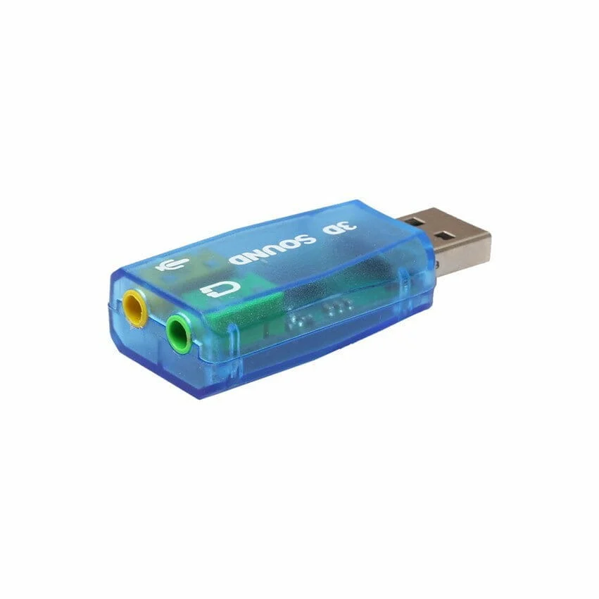Tarjeta de sonido usb de 5.1 canales con entrada para micrófono, comp…