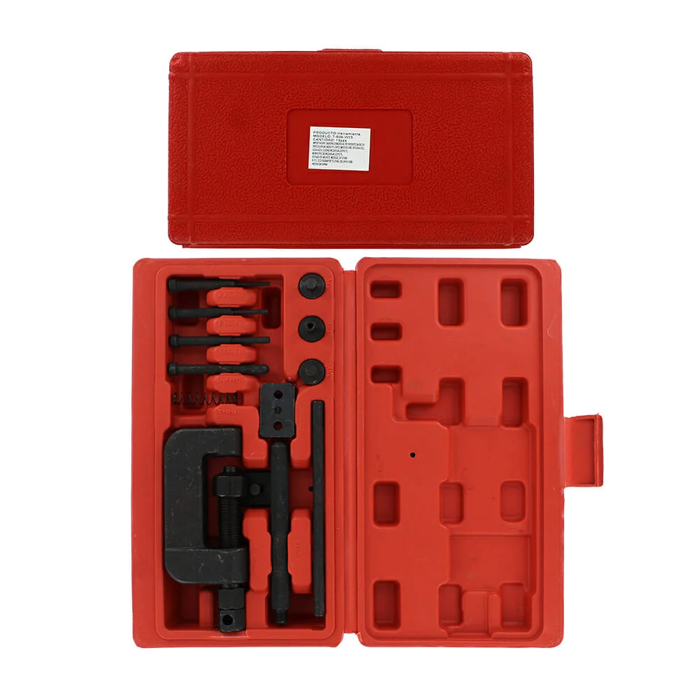 Estuche con prensa metálica tipo c para carpintero y 12 accesorios / …