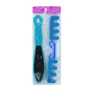 Set 4 piezas de pedicura con 2 separadores de dedos, cepillo limpiado…