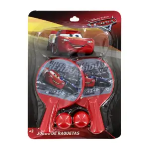 Juego con 2 raquetas para ping pong y 2 pelotas con diseño de persona…