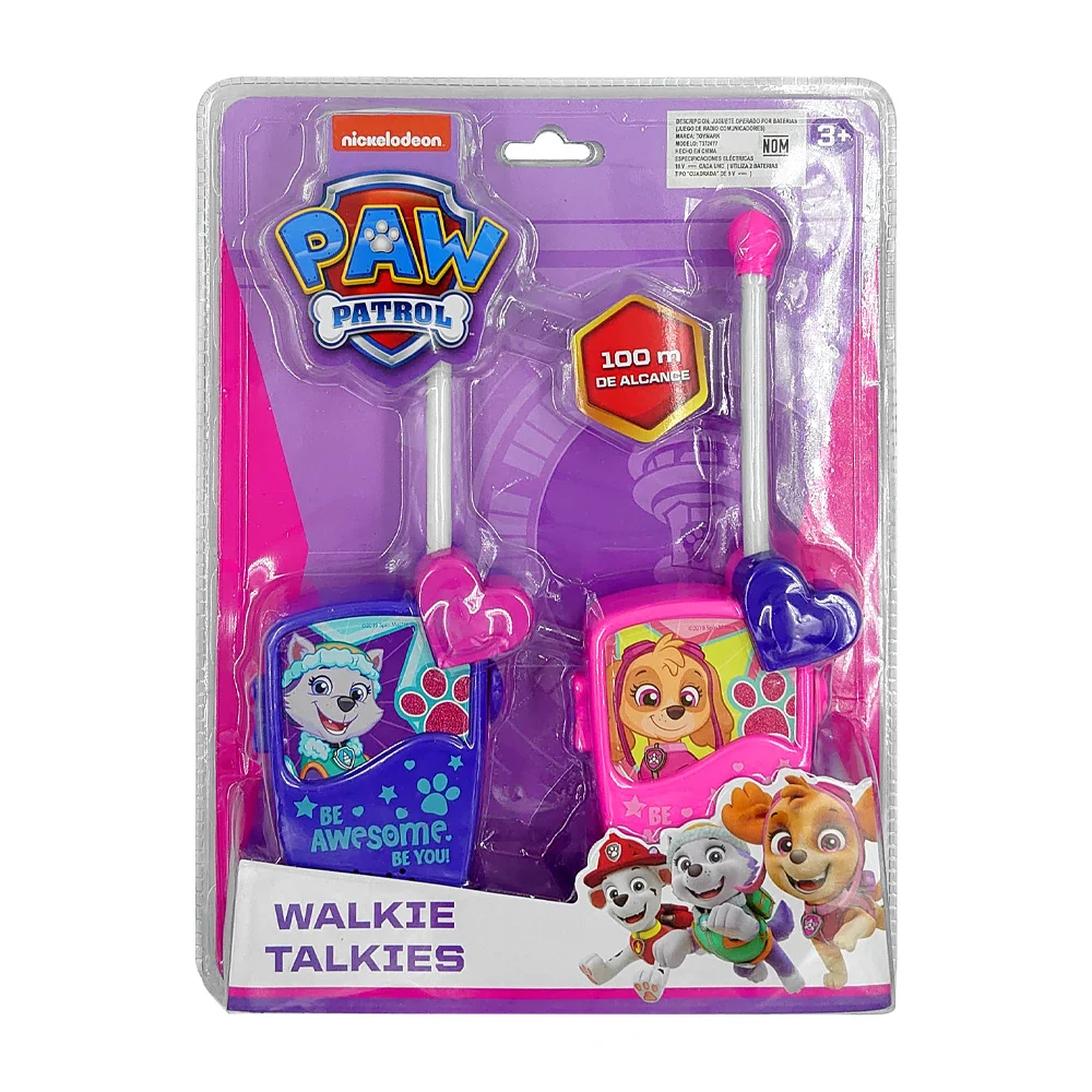 Paquete con 2 radios walkie talkie de juguete con 100m de distancia y…