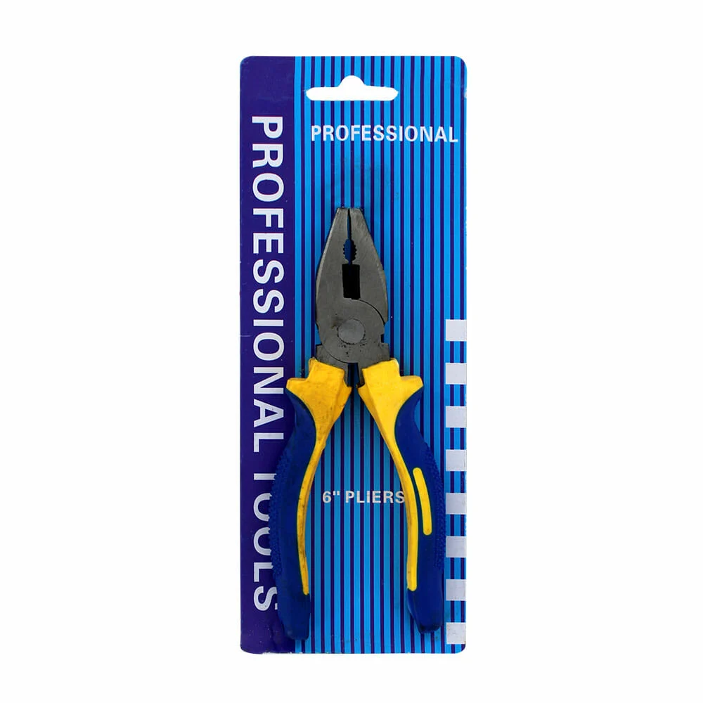 1pza Pinza de eléctricista 6" con mango aislante tl34941
