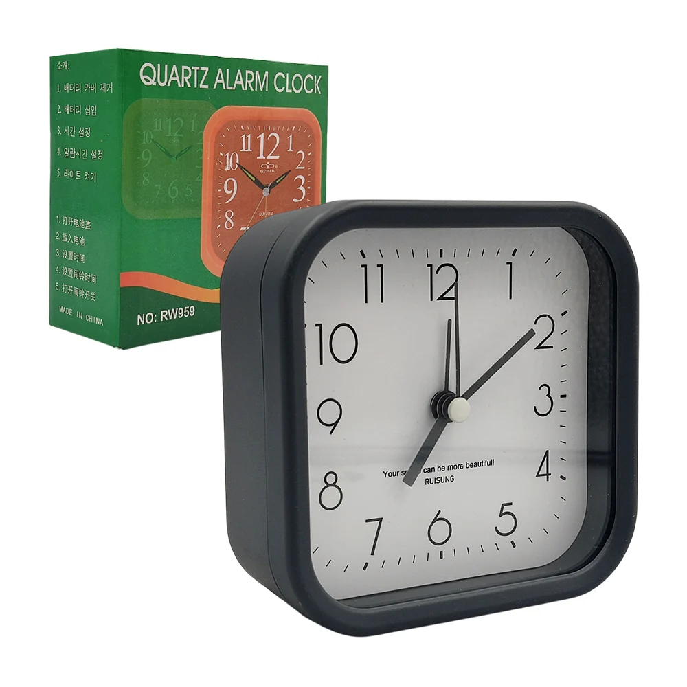 Reloj despertador para escritorio diseño moderno, colores surtidos / …