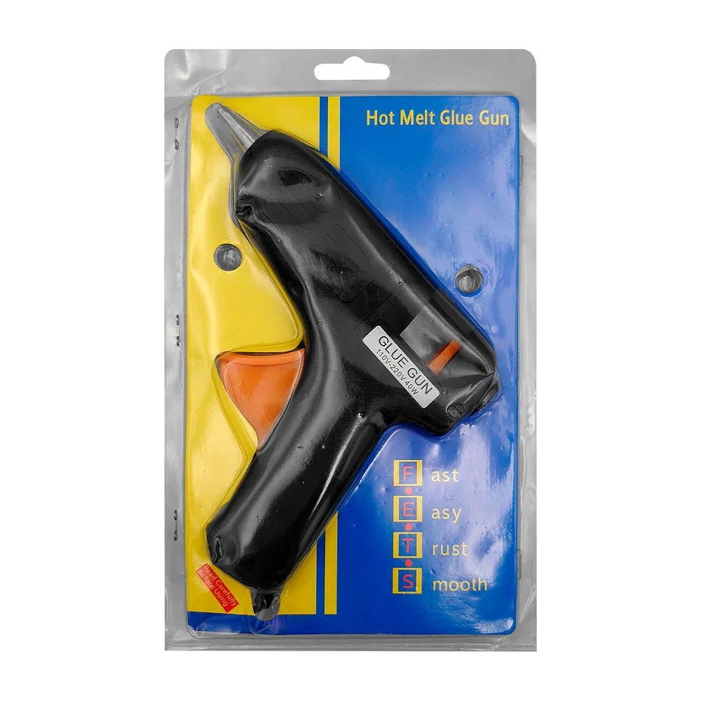 Pistola de silicón grande 40w, color surtido / hot melt glue gun / tl…