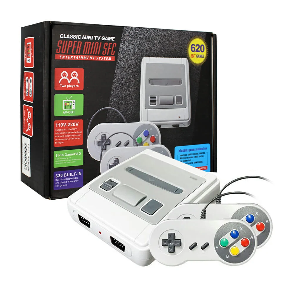 Consola retro de videojuegos, super mini sfc con 620 juegos / 8 bit g…
